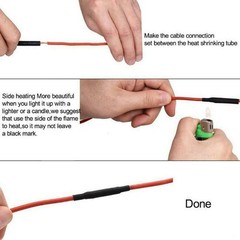 Heat Shrinkable Tube Tools -55??C To +125??C 10.4Mpa Car Electrical Assorted