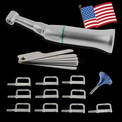 Dental 4:1 Reduction Interproximal Stripping IPR System Handpiece Contra Angle