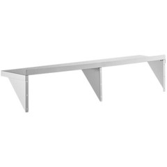 12″W x 60″L Stainless Steel Heavy Duty Kitchen Overshelf Solid Wall Mount Shelf