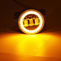 Round Fog Light with Jeep Grand Cherokee Fog Lights Front Bumper LED Fog Lamps