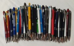 100 Misprint METAL Click Pens Bulk Wholesale MULTICOLOR Premium Pen Lot