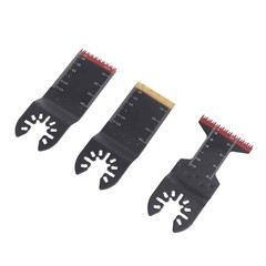 100 Pcs Japanese Tooth Oscillating Saw Blades Titanium Multitool Blades Kit