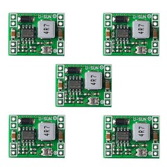 5 Pieces 1.5A Adjustable 5V Power Converter, Mini Voltage Buck Regulator DC 1…