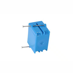 1-Gang 18 cu. in. Blue PVC New Work Electrical Switch and Outlet Box
