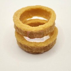 Wax Onion Rings, Fake Wax Food, Food Prop, Decor, (12 Onion Rings)