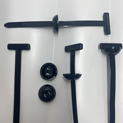 100Pcs Heavy-Duty Self-Locking Nylon Cable Ties – Uv-Resistant, High-Strength Fa