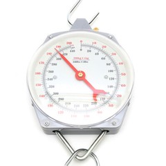 Portable 200Kg/440LBS Hang Up Spring Scale Dial Weight Accurate Hanging Scale