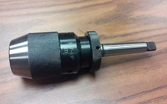 CME/HARVEST 5/8″ KEYLESS heavy duty DRILL CHUCK w. MT2, Morse Taper 2 shank–NEW