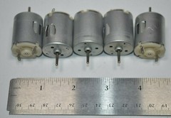 Lot of 5 NEW Mabuchi RC-280 Motor 4.5-8.4 VDC – 14260 RPM / 7.2 VDC R/C Toy