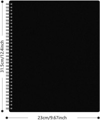 60 Pockets Portfolio Binder with Plastic Sleeves, Presentation Book Display 1…