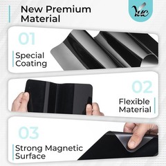 12×8 Inch Frameless Magnetic Dry Erase Board – Perfect for Students & Parents