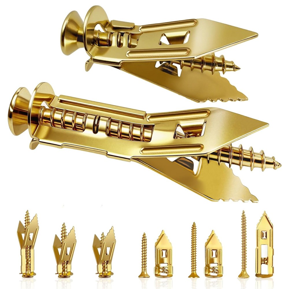 88 Pcs Self Drilling Drywall Anchors with Screws, Sheetrock Anchor, No Drill