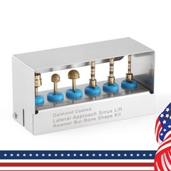 Dental Maxillary Sinus Lift Drills Kit Lateral Approach Stoppers Elevation