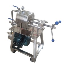 220V FT-150 Stainless Steel Filter Press Filter Slag Machine Plate and Frame