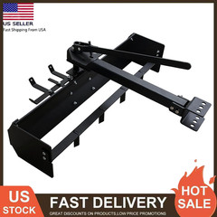 42″ Tow Behind Box Scraper Blade Rust Resistant Lawn Tractor W/ Adjustable Angle