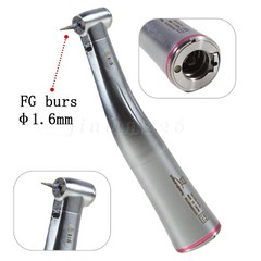 Dental LED 1:5 increasing fiber optic Handpiece Contra Angle slow speed