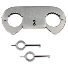 Professional Metal Thumbcuffs with 2 Keys