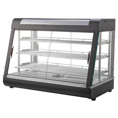 3 Tiers 35″ Commercial Catering Food Warmer Desktop Pastry Food Display Case