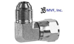 3/8″ Male JIC x 3/8″ Female JIC 90° Swivel Elbow Plated Steel 6500-06-06