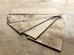 5 Pieces – Titanium Sheet 6AL4V 2″ x 6″ X .050″