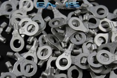14-16 GAUGE 25 PK UNINSULATED/ NON INSULATED RING 1/4 TERMINAL CONNECTOR URB14