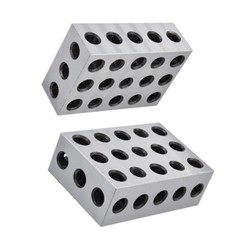 1 Pair 2-4-6 Blocks 23 Holes Matched Ultra Precision .0002″ Machinist 246 Jig