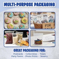 1.5 x 2 Inch Resealable Plastic Bags 1000 Pack — Clear Reclosable Mini Bags w…