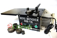 RB16 Mini Tabletop 1200W Electric Hydraulic Rebar Bender 16mm Rebar Rod 0~ 180°