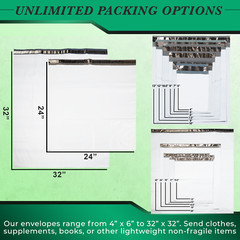 Poly Mailers Plastic Ship Bag 5×7 6×9 9×12 10×13 7.5×10.5 12×15.5 14×17 14.5×19