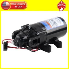 Everflo EF2200-QA-BOX 2.2GPM 12V Diaphragm Pump-Quick Attach Port, Black
