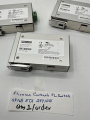 Phoenix Contact FL Switch SFNB 5TX Ord No : 2891001 Qty 1 / Order Class 1 Used