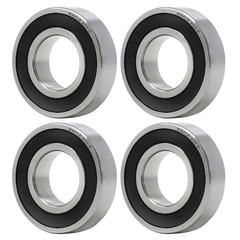 6203-2RS Ball Bearing 17x40x12mm 6203 2RS Rubber Sealed Supreme (PCs 4)