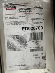 50lb Lincoln Elec Excalibur 7018-1 MR 3/32″x14″ Welding Rods ED028700