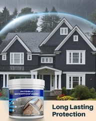 Transparent Waterproof Sealant,35 oz Clear Transparent Waterproof Coating,Liq…