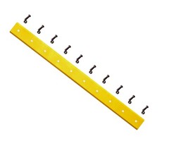 112946A1 Backhoe Loader Bucket Cutting Edge w Bolts, fits many Case 580, 10 Bolt