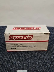 (QTY 10) DynaFlo 430026 Fastenal 3/8″ x 3/8″ NPT Female Steel Industrial Plug