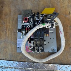D-Frame ATS, ASCO Series 300, open transition, 2 pole, 200A, 240V, open type, Ca