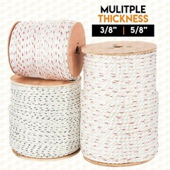 Poly Combo 3 Strand Safety Rope – 3/8″ – UV Coated Polypropylene Rope
