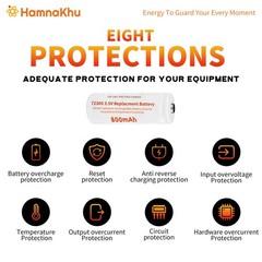 Hamnakhu Replacement Battery For Welch Allyn 72300-3.5V 800Mah Nickel-Cadmium