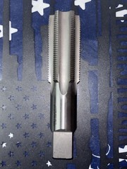 GTD 1-1/2-12 NF PLUG TAP 1 1/2-12 G H4 Straight Flute 6FL HS 1-1/2” 12tpi USA