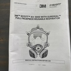3M Scott Safety AV-3000 Full Face Respirator