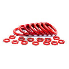O Rings 3.53mm Cross Section Food Grade Red Silicone O-Ring Seals Washer Gasket