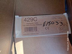 Sentrol ESL 429C Photoelectric Self Diagnostic Smoke Hardwired Detector New In B
