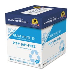 Hammermill Printer Paper, Great White, 8.5 x 11-1 Express Pack (2,500 Sheets)