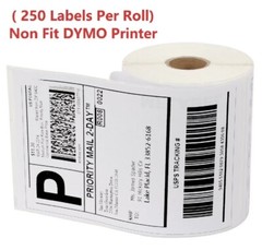 6 Rolls 4″ x 6″ Zebra 2844 Eltron ZP450 Direct Thermal Shipping 1500 Labels