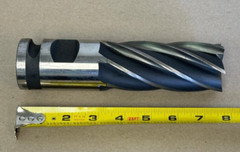 HS END MILL 2X2X4X7-3/4″, 2″ DIA, 4″ LOC, 7-3/4″ OAL, 6 FLUTE