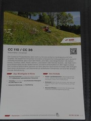 AEBI CC110 / CC136 Motormäher / Einachser Prospektblatt von 02/2024 ( 24073 )