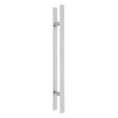 Stainless Steel Door Handle 35.24in Pull Push Sliding Barn Door Handles Silver