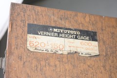🌟 Mitutoyo 600mm Vernier Height Gage #520-150 – .02mm Graduation – Wooden Box