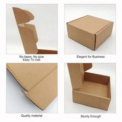 9 x 6 x 2 Inches Small Shipping Boxes 50 Pack Corrugated Cardboard Packing and M